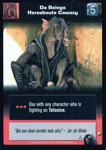 Tarjetas coleccionables individuales de Young Jedi azul/rojo Menace of Darth Maul - Imagen 50 de 137