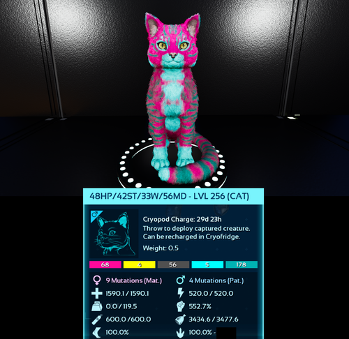 Cats HIGH LEVEL COLORS (100% IMPRINTED) ARK🌸 Survival Ascended ASA PVE - Picture 47 of 69