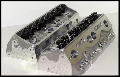 AFR CHEVY SBC 406-434 ELIMINATOR HEADS 220cc 75cc FULLY BUILT PAIR