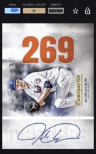 Topps Bunt DIGITAL 2019 Jacob DeGrom Mets Luminaries Sig Auto