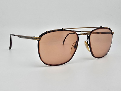 NBA by Society Optiks N846 368 Brushed Gold Aviator Eyeglasses Frame Italy 55mm