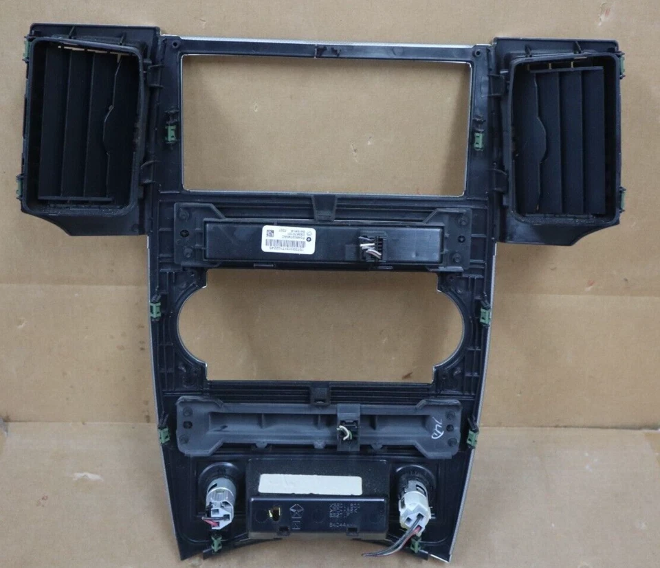 Jeep Grand Cherokee 2010 control de aire acondicionado y cubierta de radio bisel OEM X35011600OA Foto 2 de 3