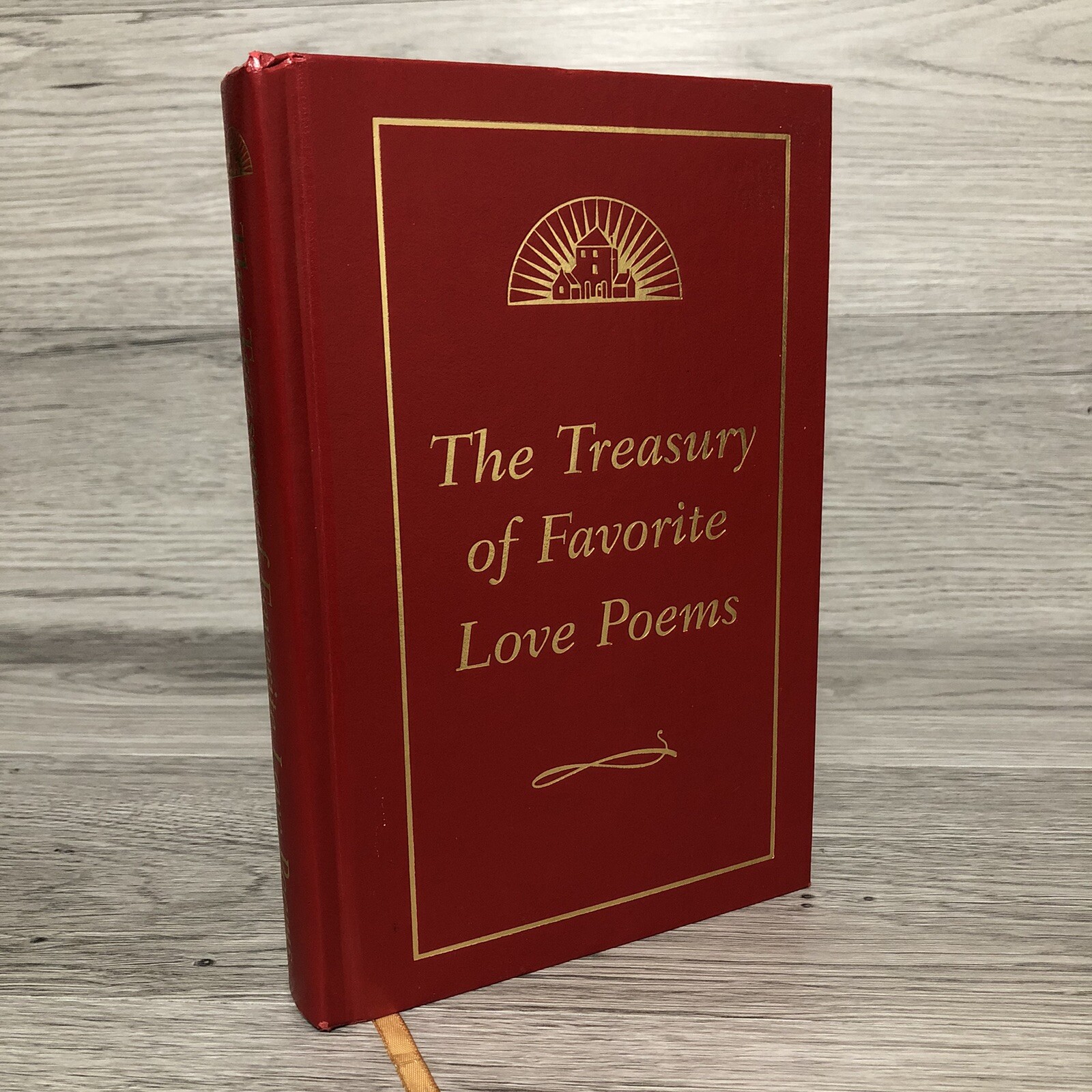 The Treasury of Favorite Love Poems Romantic Poetry 1999 1st Edition HC Good