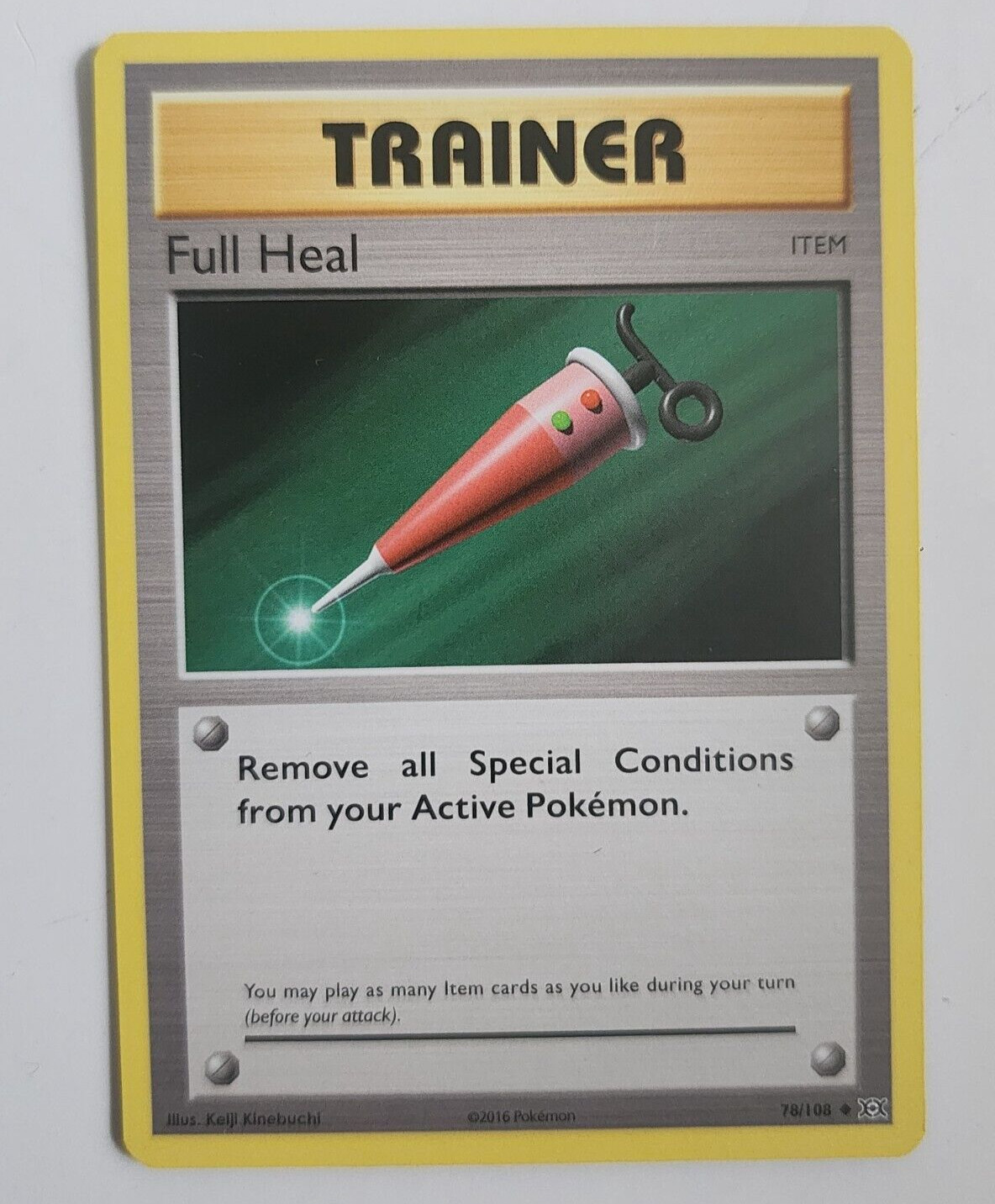 Full Heal 78/108 XY Evolutions Pokemon Card NM