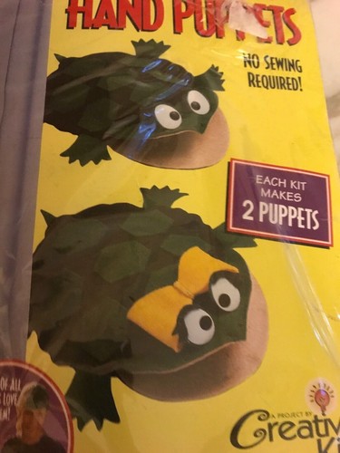 Creative Kits Hand Puppets Kit Tommy & Tillie No Sewing Required New in Package - Picture 4 of 5