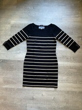 CARDIGAN Womens Striped Knit Dress Size M