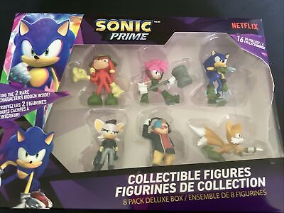 Sonic Prime Toys, 8 Cifras Incluyendo 2 Personajes raros Ocultos, Caja de  Lujo, Serie 1, seleccionados aleatoriamente, coleccionan los 16 :  : Juguetes y Juegos