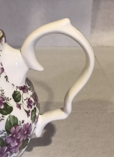 Grace Purple Lavender Violets Chintz Tea Pot - Picture 7 of 12