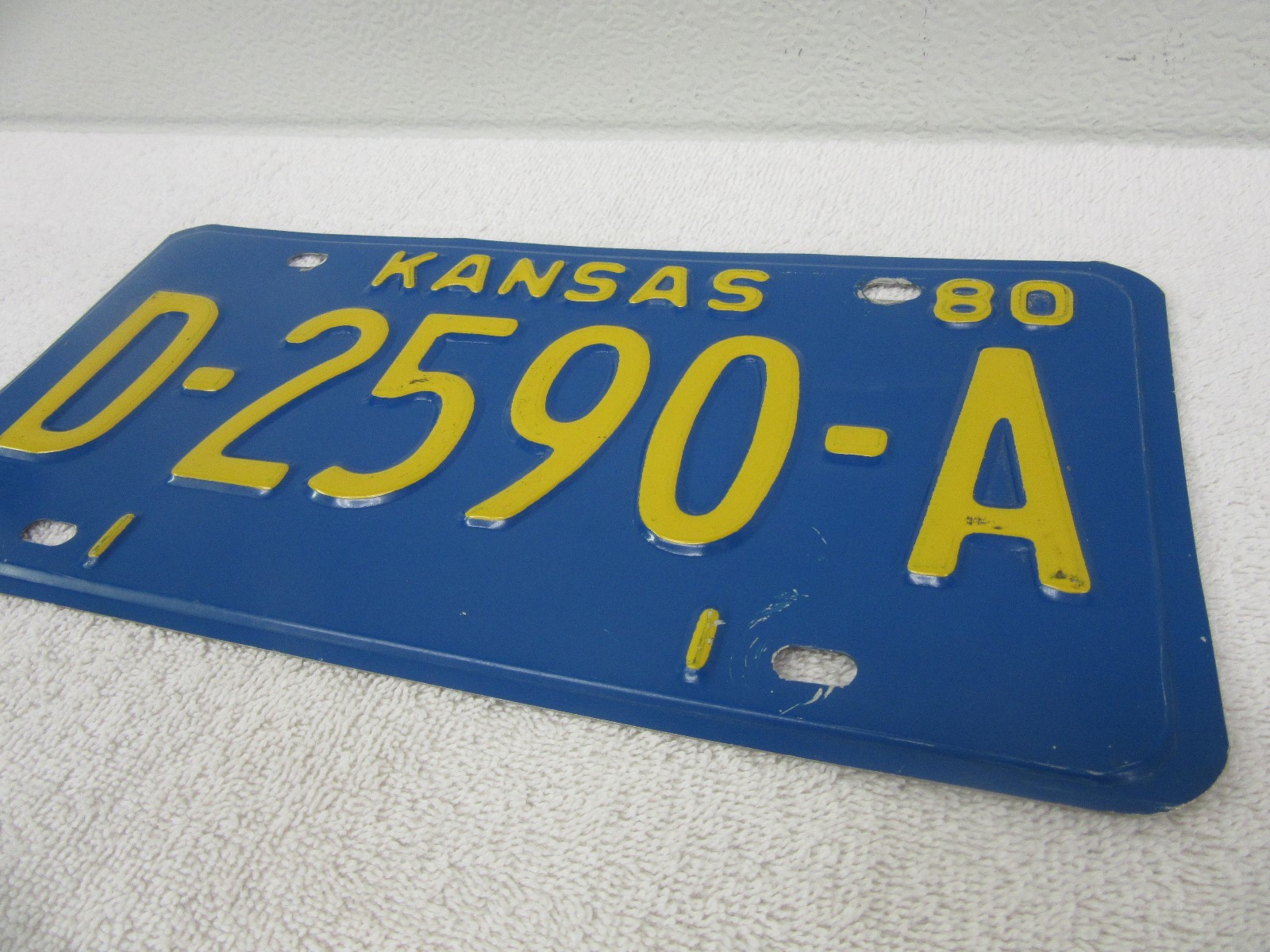 1980 Kansas Dealer D2590A License Plate dp eBay