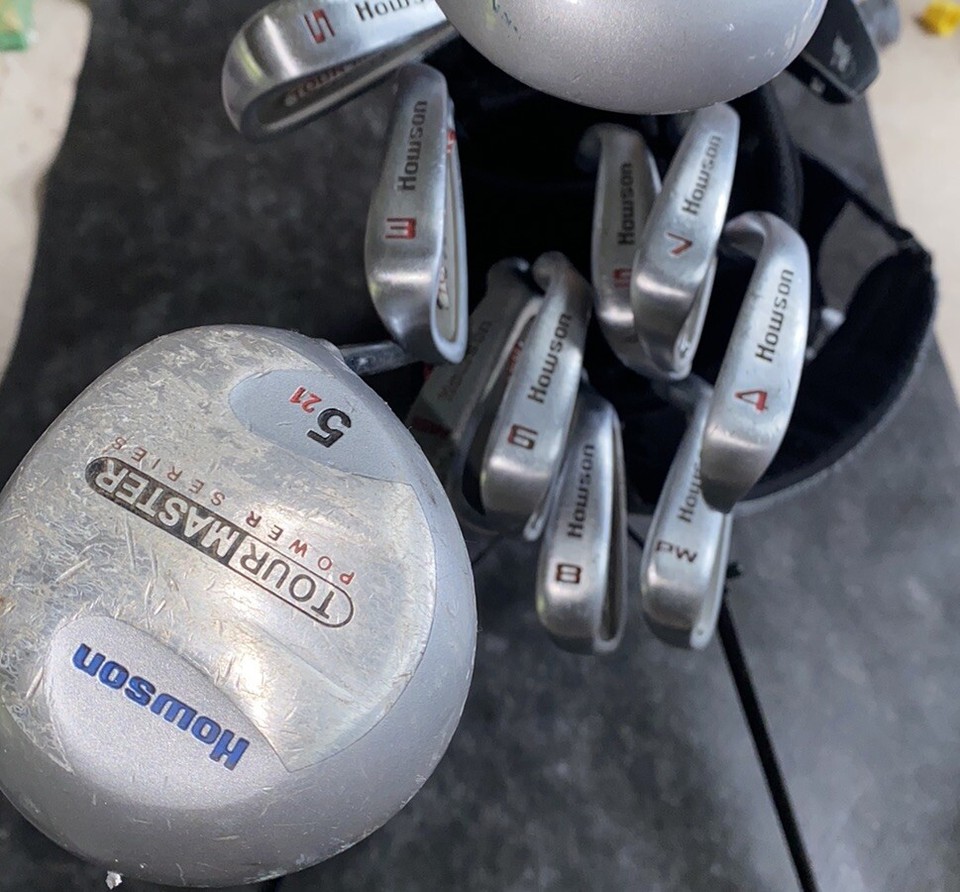 Full Howson Golf Club Set With Putter And Bag W/stand Included. eBay