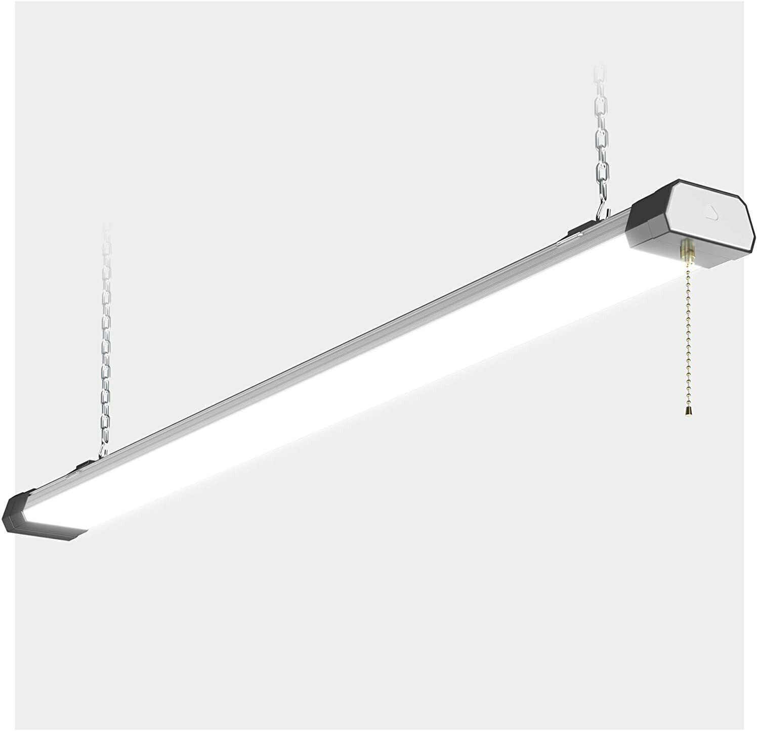 LED Shop Lights 100W 12000Lm Linkable Store Garage Utility Light Fixture 5000K