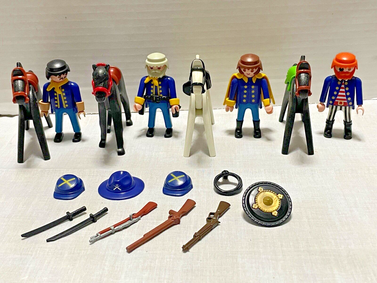 Playmobil US Civil War ,UnionArmy Soldiers Pirate,3 Soldiers w