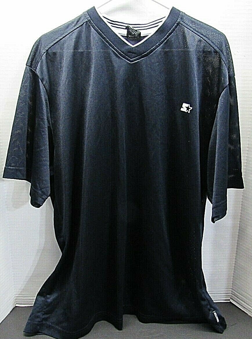 Starter Mesh Shirt Jersey BLACK 90s Vintage Men's Size XL | eBay
