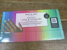 Nails Inc. PAINT THE RAINBOW Gel Nail Polish - DIY GEL MANICURE SET