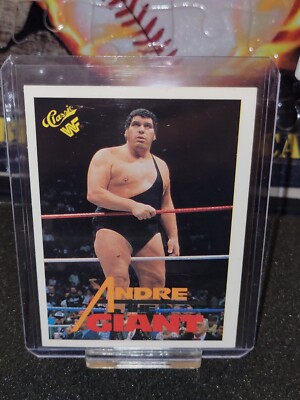 アンドレ・ザ・ジャイアント カード 1989 Classic WWF Andre the Giant #130 - Wrestling Card Legend | eBay