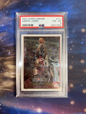 【topps】 レブロン・ジェームズ  RC Lebron James Topps Chrome Rookie Refractor Card BGS 9.5 Gem Mint