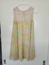 Vintage Van Raalte Nightgown Small Floral Sheer Baby Doll Mini Dress USA