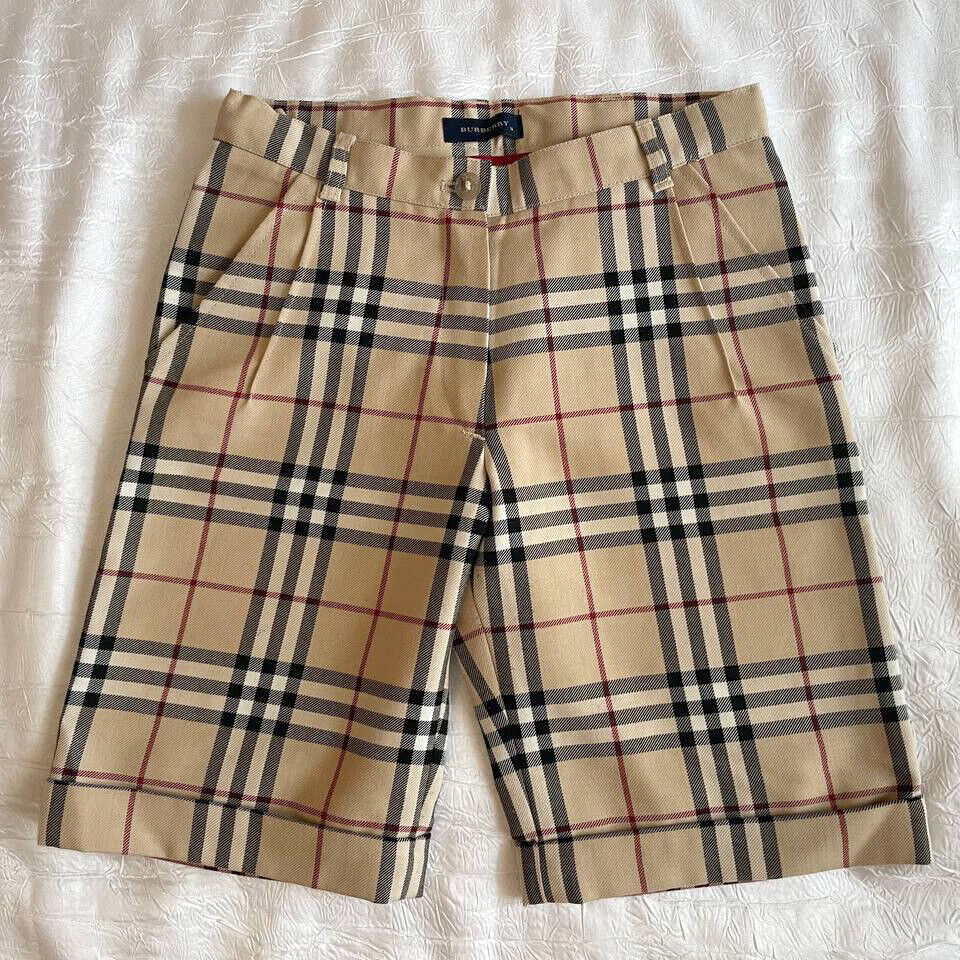 Burberry London Wool Shorts Trousers kids 10 - nova check Burberry London Wool Shorts Trousers kids 10 - nova check