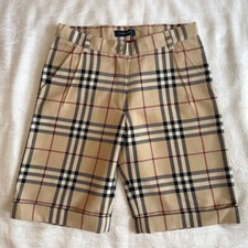Burberry London Wool Shorts Trousers kids 10 - nova check beige