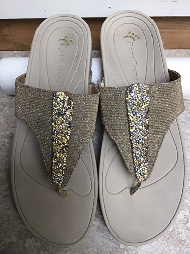 bling flip flops size 11