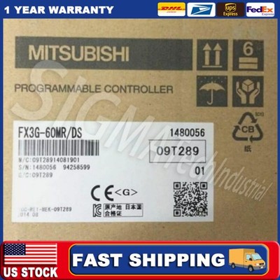 FX3G-60MR/DS 1PC Mitsubishi New PLC FX3G-60MR-DS