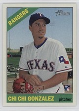 2015 Topps Heritage High Number Gum Damage Back Chi Chi Gonzalez #507 14lm