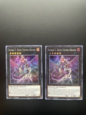 Yugioh Number 5: Doom Chimera Dragon DANE-EN092 Super Rare 1st Edition NM/LP X2