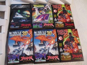 ATARI JAGUAR 6 Boxes & Trays + 22 Trays ONLY - NO Games or Manuals - NEW - Read