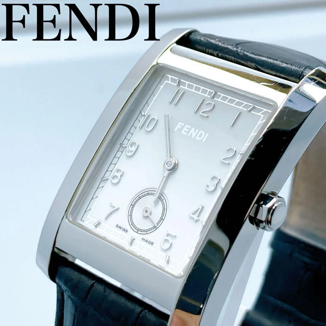 Orologio Fendi Square Smoseko 134F 7000G Autentico Funzionante