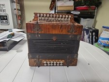 Antiguo A & D Stahltöne Weiner Acordeones Acordeón Instrumento De Colección Antiguo
