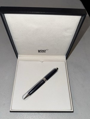 Genuine Mont Blanc Blue Hour Mid Size Ballpoint Pen 112891 W/ Box Excellent