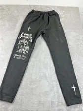 Loyal Origins Pants Mens Small Gray Joggers Sweatpants Graphic Memento Vivere