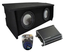 Harmony HA-A102 10" Subwoofer Fits 07-18 Jeep Wrangler 2 Door w/ 46CXA8001 Amp