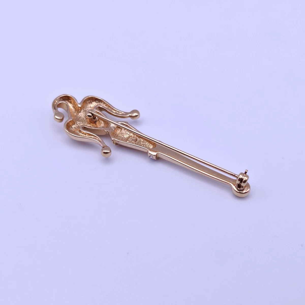 ⭐ Pierre Lang Brosche Anstecknadel Stecker Pin Anhänger Perle Stein Gold 069 ⭐