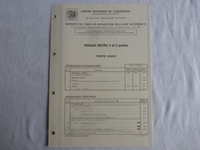 Revue technique Nissan MICRA