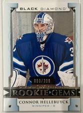 2015-16 UPPER DECK BLACK DIAMOND CONNOR HELLEBUYCK ROOKIE RC SP CARD # /399 NHL. rookie card picture