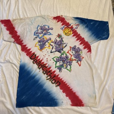 Vintage Liquid Blue Grateful Dead Deadcathlon 1996 Single Stitched Shirt XL