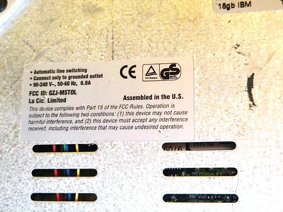 LA CIE LIMITED 18GB IBM AUTOMATIC LINE SWITCHING GZJ-MISTOL VINTAGE - Image 4 of 4