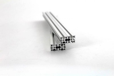 MakerBeam MakerBeamXL Aluminiumprofil, 15x15, klar eloxiert, silber