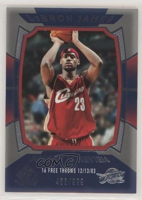 2004-05 SP Game Used Season in Review 456/999 LeBron James #146 8d1