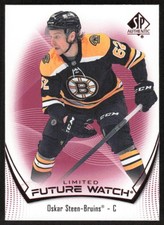 2021-22 UD SP Authentic Oskar Steen 179 Future Watch Limited Red RC