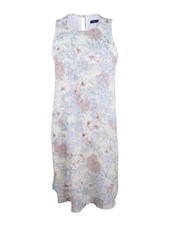 Tommy Hilfiger Women's Floral-Print Shift Dress (6, Yellow/Multi) 190607877744