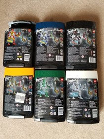 LEGO Bionicle Toa Inika Complete Canisters Missing One Lid 8727 8728 8729 8730