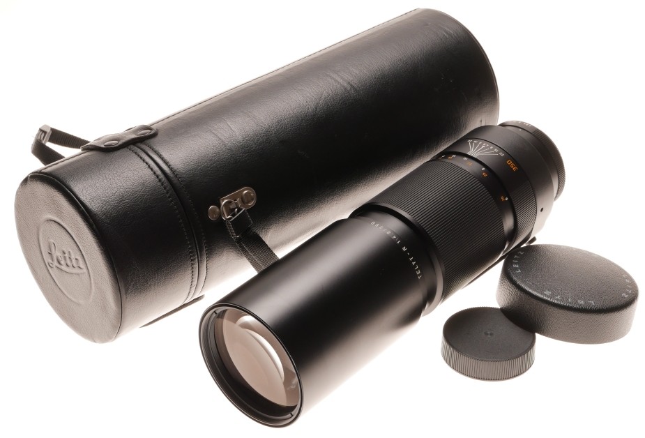 Leica 3 Cam Telyt-R 4.8/350mm f=350 mm MINT Case Caps Lens Boxed
