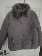 Women's Beige Maine New England Puffer Jacket, UK Size 20