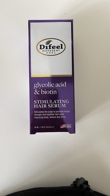 Difeel Glycolic Acid & Biotin Hair Serum Hair Growth & Shine All Hair 1.65