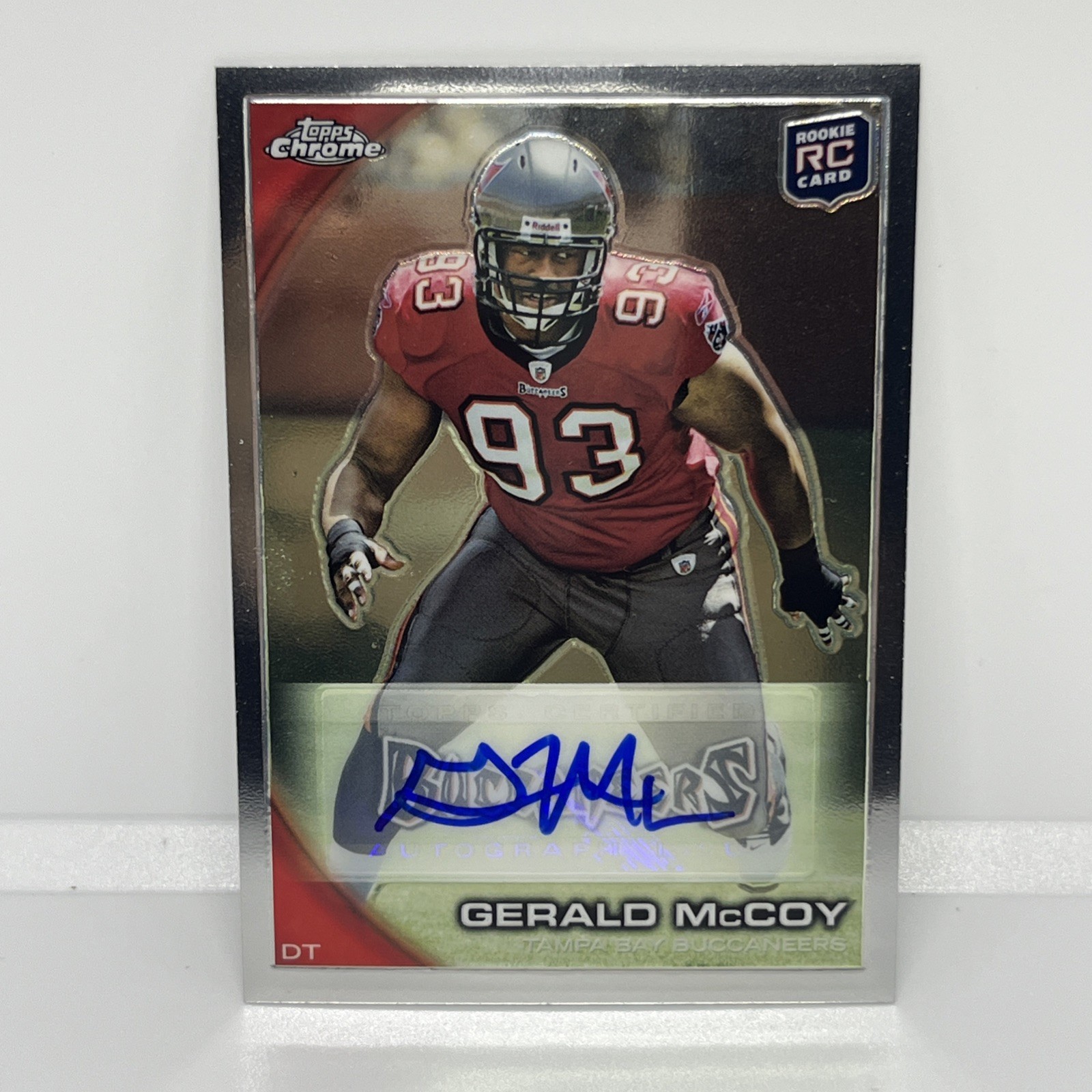 Gerald McCoy Topps Chrome #C170 Autograph
