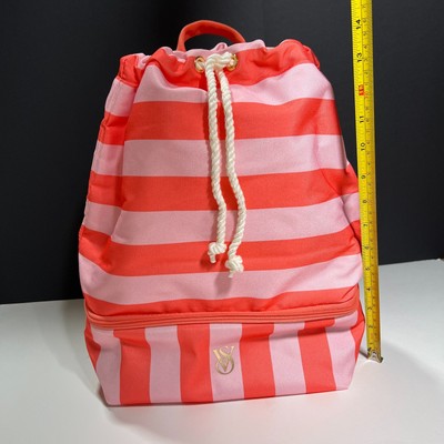 Victoria Secret Backpack Cooler Pocket Beach Bag Logo  display picture 2