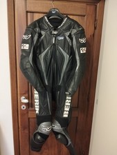 tuta moto pelle intera