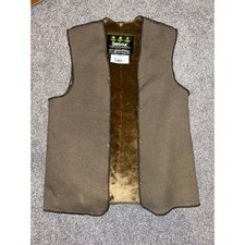 Barbour A297 Warm Pile Acrylic Snap Lining Vest Waistcoat Men’s C32/ 81cm